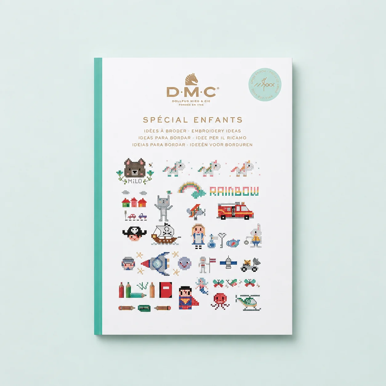 Mini Livro Ponto Cruz DMC "Criança"
